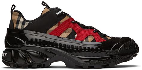 burberry black fashion shoes|burberry shoes red and black.